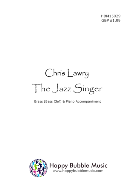 The Jazz Singer For Low Brass Bass Clef Piano From Scenes From A Parisian Cafe Sheet Music