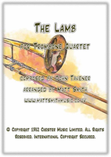 The Lamb By John Tavener Trombone Quartet Sheet Music