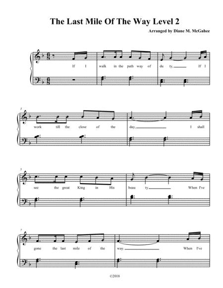 The Last Mile Of The Way Sheet Music