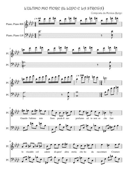 The Last My Flower The Wolf And The Witch Sheet Music