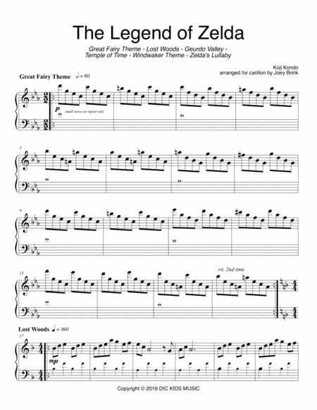 The Legend Of Zelda Medley For Carillon Sheet Music