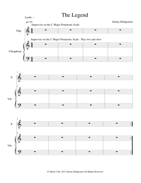 The Legend Sheet Music