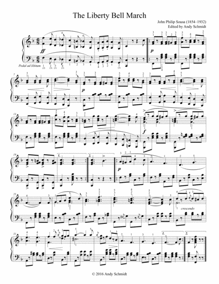 The Liberty Bell March Sheet Music