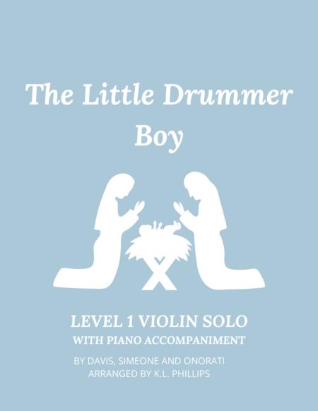 The Little Drummer Boy Level 1 Violin Solo With Piano Accompaniment Sheet Music