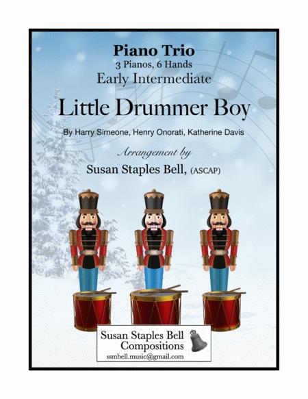 The Little Drummer Boy Piano Trio 3 Pianos 6 Hands Sheet Music