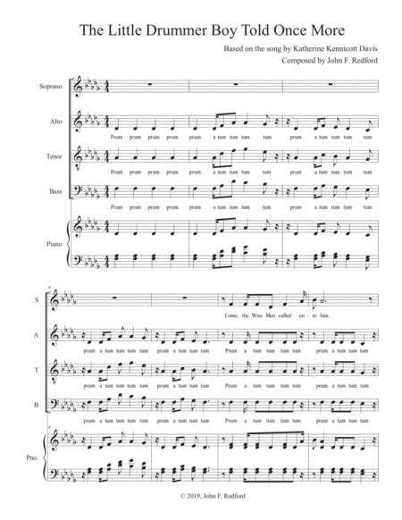 The Little Drummer Boy Told Once More Sheet Music