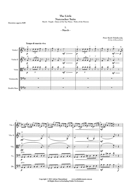 The Little Nutcracker Suite Sheet Music