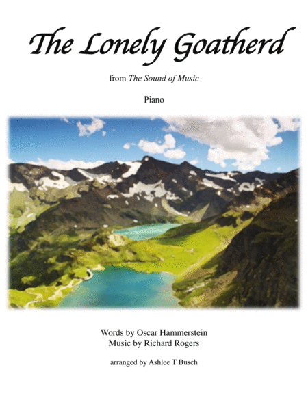 The Lonely Goatherd For Piano Sheet Music