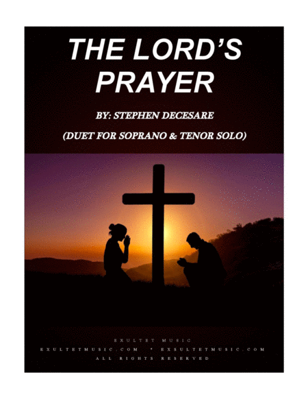 The Lords Prayer Duet For Soprano And Tenor Solo Sheet Music