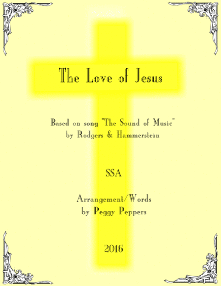Free Sheet Music The Love Of Jesus