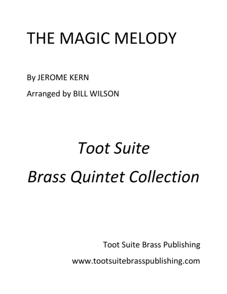 Free Sheet Music The Magic Melody