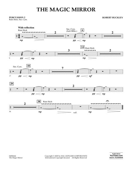 Free Sheet Music The Magic Mirror Percussion 2