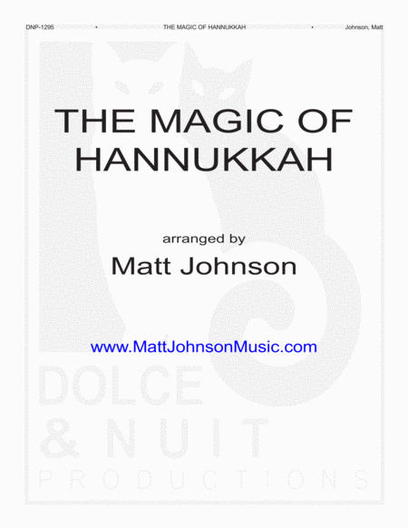 Free Sheet Music The Magic Of Hanukkah Satb Choral Work A Cappella