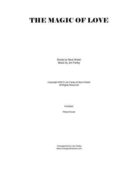 Free Sheet Music The Magic Of Love