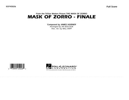 The Mask Of Zorro Finale Arr Jay Bocook Full Score Sheet Music