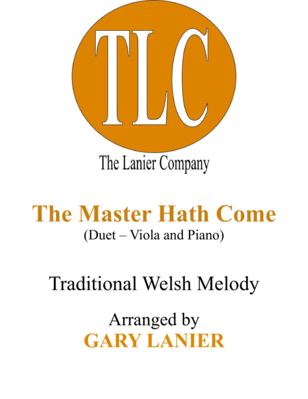 The Master Hath Come Duet Viola And Piano Score And Parts Sheet Music