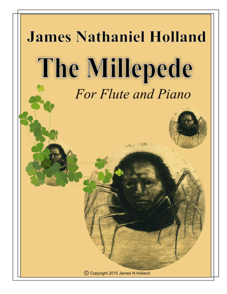 Free Sheet Music The Millepede For Flute And Piano