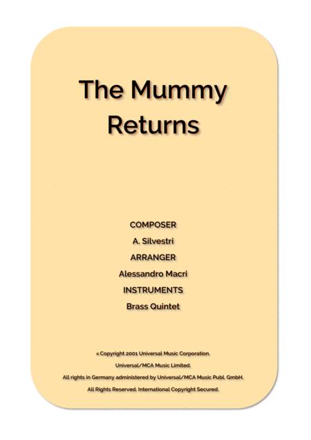 Free Sheet Music The Mummy Returns