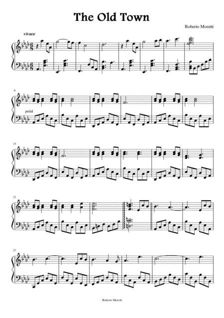 The Old Town Sheet Music