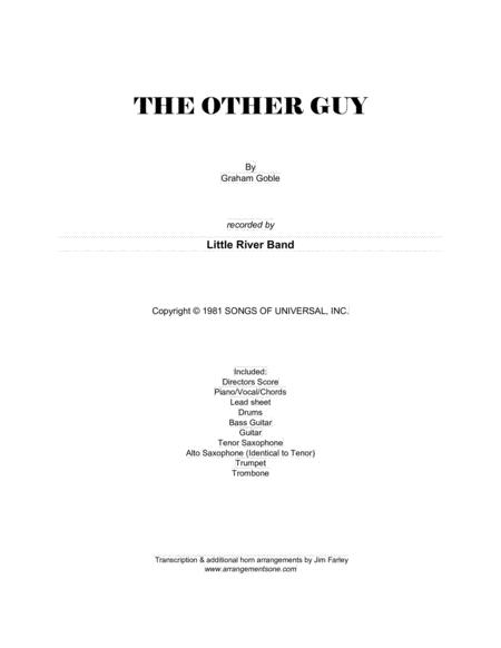Free Sheet Music The Other Guy For 7 8 Piece Horn Band