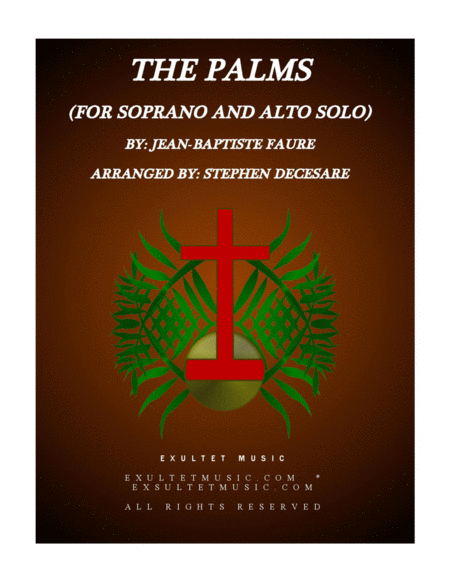 Free Sheet Music The Palms Duet For Soprano And Alto Solo