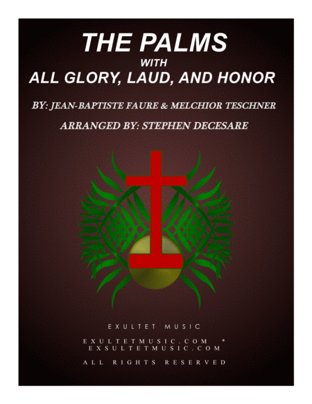 The Palms With All Glory Laud And Honor For Satb Sheet Music