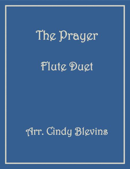 Free Sheet Music The Prayer For Flute Duet