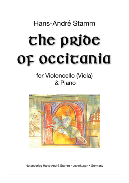 The Pride Of Occitania For Cello Or Viola And Piano Sheet Music