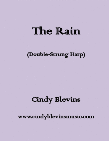 The Rain An Original Solo For Double Strung Harp Sheet Music