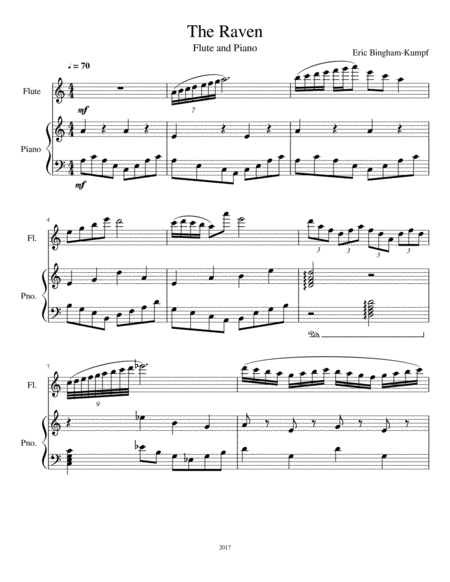 The Raven Sheet Music