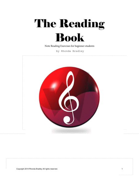 Free Sheet Music The Reading Book Note Reading Exercises