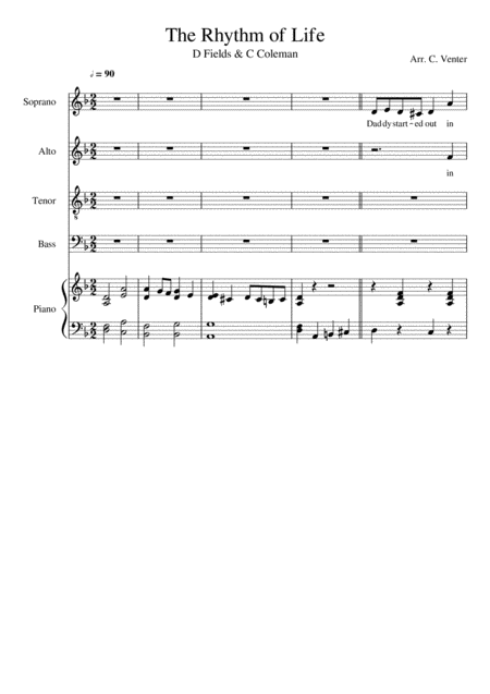 The Rhythm Of Life Sheet Music