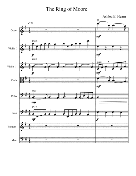 The Ring Of Moore Sheet Music