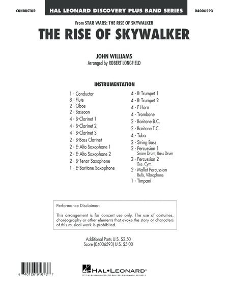 The Rise Of Skywalker From Star Wars The Rise Of Skywalker Conductor Score Full Score Sheet Music