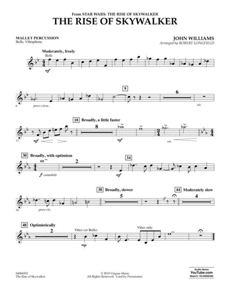 The Rise Of Skywalker From Star Wars The Rise Of Skywalker Mallet Percussion Sheet Music