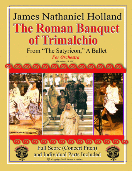 The Roman Banquet Of Trimalchio From The Satyricon Full Score And Parts Sheet Music