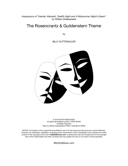 Free Sheet Music The Rosencrantz Guildenstern Theme