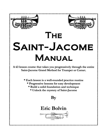 Free Sheet Music The Saint Jacome Manual