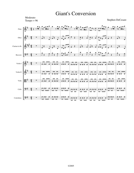 The Selfish Giants Conversion Sheet Music