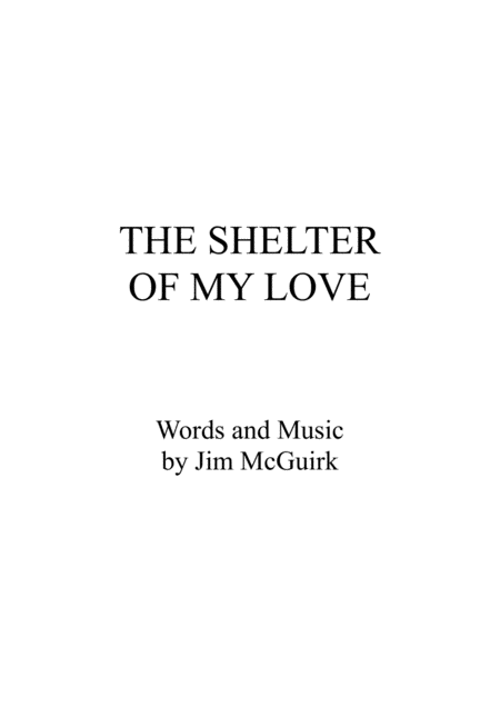 The Shelter Of My Love Sheet Music