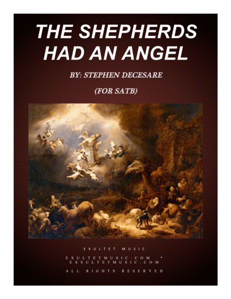 The Shepherds Had An Angel For Satb Sheet Music