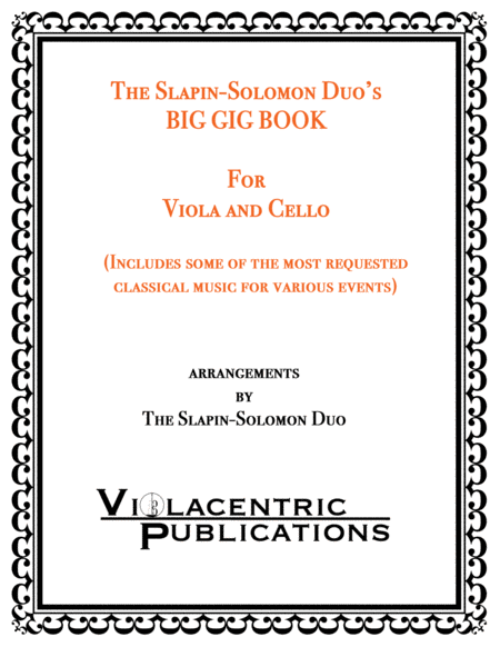 Free Sheet Music The Slapin Solomon Duos Big Gig Book For Viola And Cello