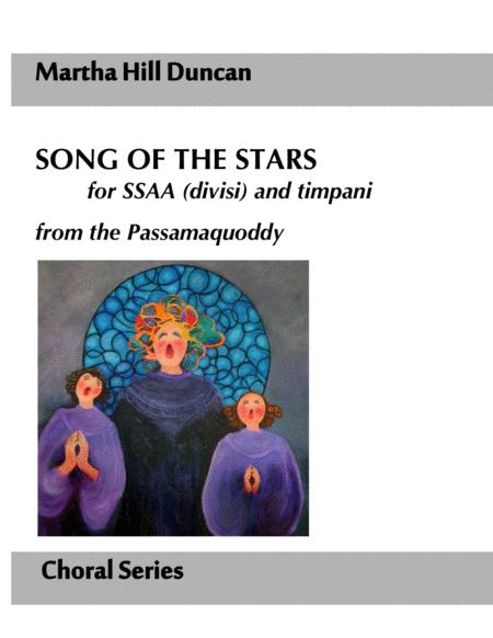 The Song Of The Stars For Ssaa Divisi And Timpani Sheet Music