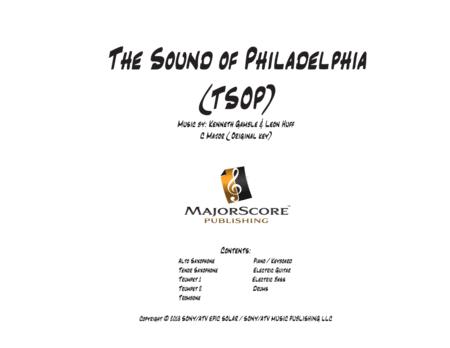 The Sound Of Philadelphia Tsop Soul Train Theme Song 9 Piece Sheet Music