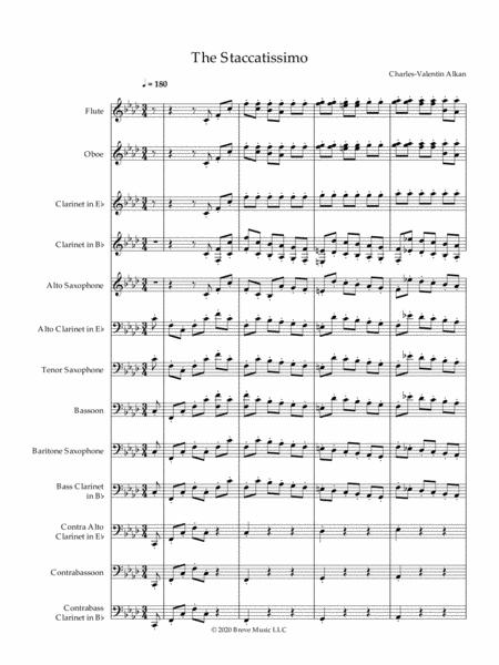 Free Sheet Music The Staccatissimo