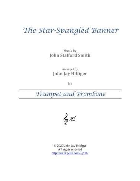 The Star Spangled Banner For Trumpet And Trombone Sheet Music