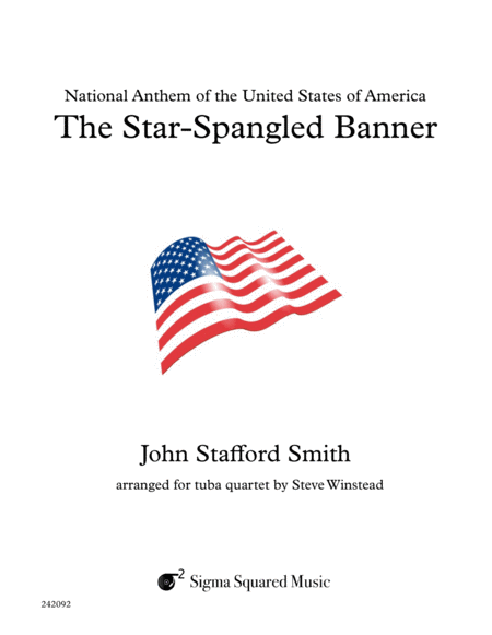 The Star Spangled Banner For Tuba Quartet Sheet Music