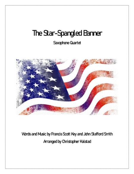 The Star Spangled Banner Saxophone Quartet Sheet Music