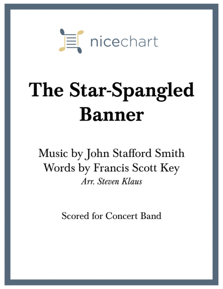 The Star Spangled Banner Score Parts Sheet Music