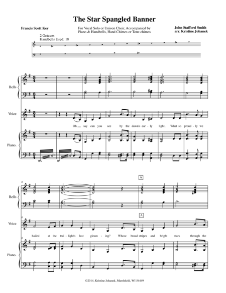 The Star Spangled Banner Trumpet Bells Sheet Music